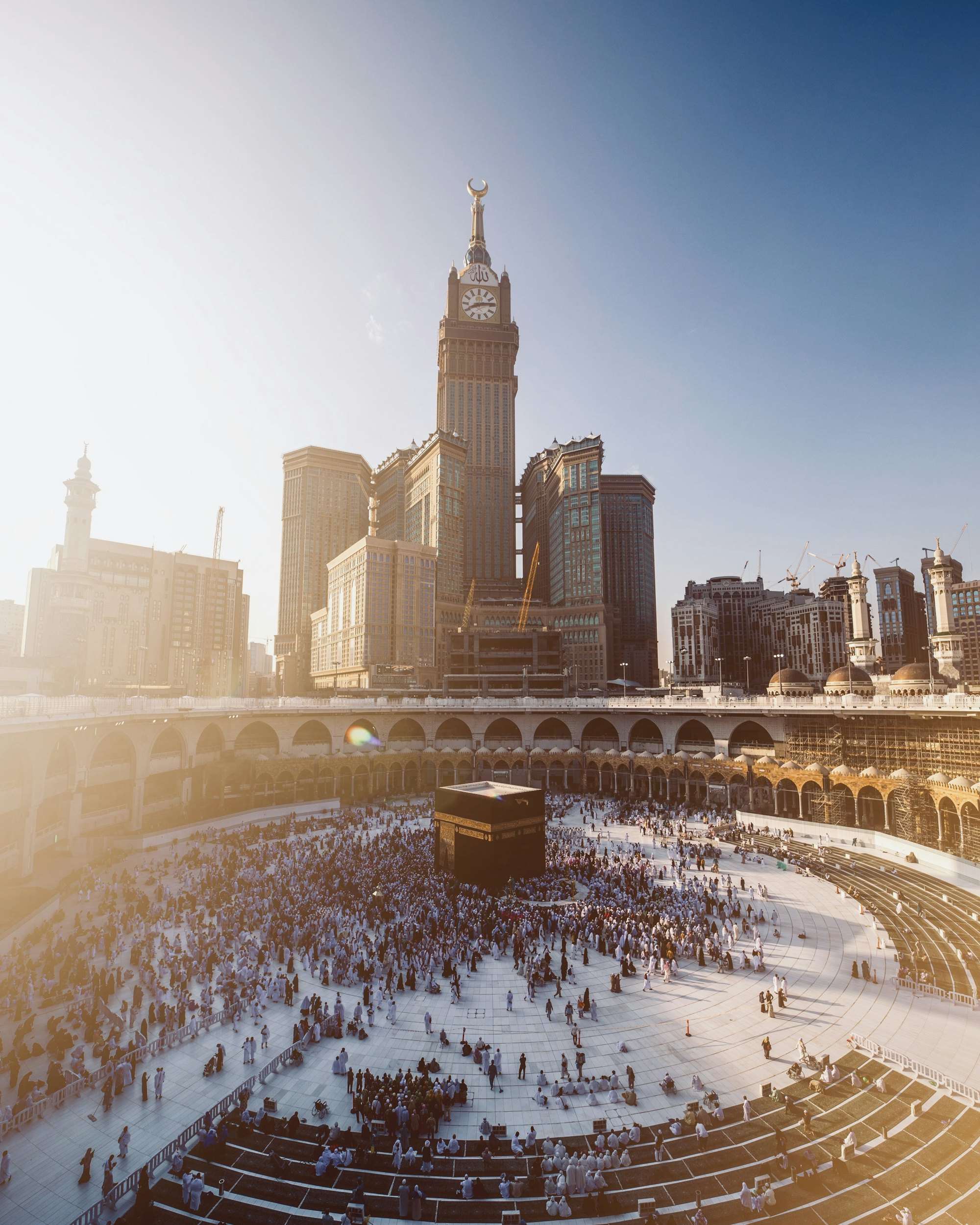 The Kaaba and Masjid al-Haram in Makkah